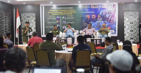 FJL Gelar Diskusi Terfokus Mengawal Penegakan Hukum Perdagangan Kulit Harimau di Bener Meriah
