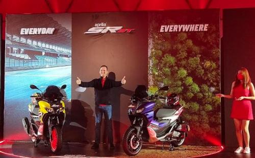 Tampil Super Sporty! Intip Spesifikasi Skutik Bongsor Aprilia SR-GT 200 Seharga Rp60 Jutaan