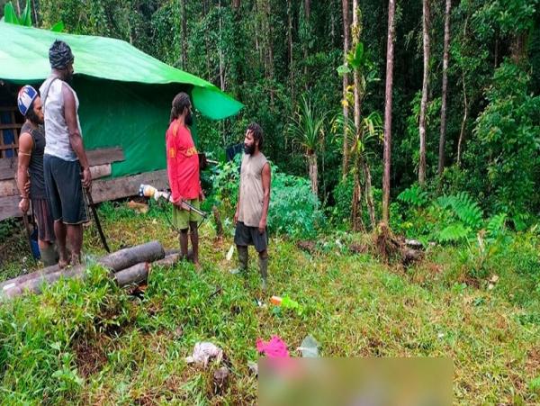 KKB Penggal Pendulang Emas di  Lokasi Tambang Ilegal Kawe Awimbon Pegunungan Bintang Papua