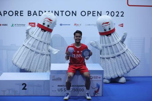 Saat Juara Singapore Open 2022 Anthony Ginting Banting Raket, Ini  Komentar Anders dan HK Vittinghus