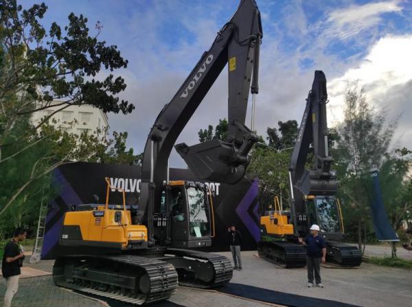 Hadir di Sultra, Alat Berat asal Swedia Volvo Excavator akan Dipasarkan di Kawasan Tambang Nikel