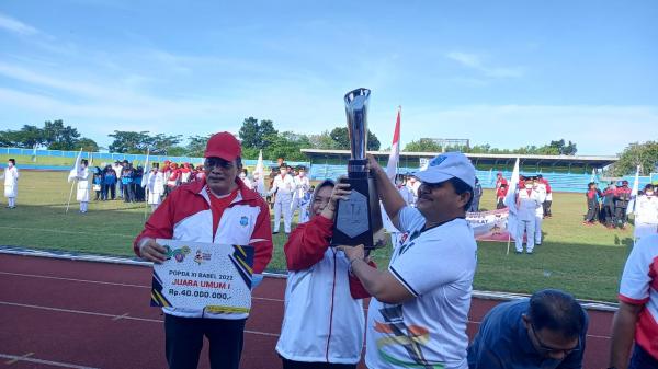 Pangkalpinang Juara Umum Popda XI Babel, Belitung Tuan Rumah Popda 2024