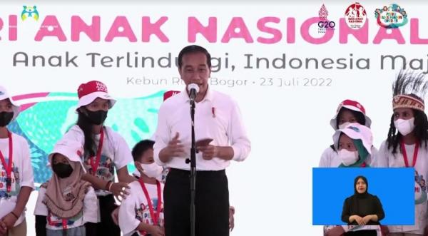 Puncak Peringatan HAN 2020, Ini Pesan Presiden Jokowi untuk Anak Indonesia