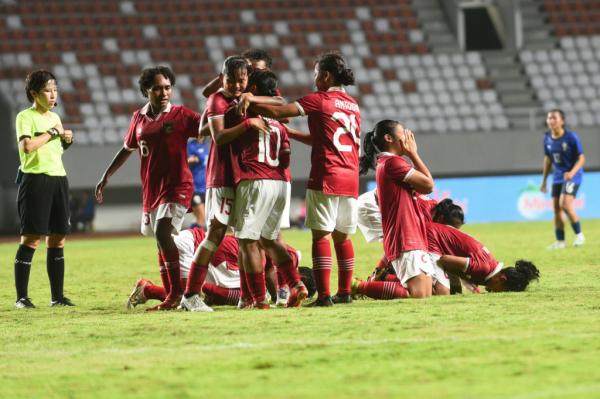 Dramatis Gol Penentu Kemenangan Timnas Wanita U18 Tercipta Ditambahkan Waktu