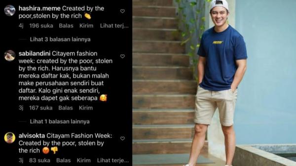 Daftarkan Brand Citayam Fashion Week, Netizen Banjiri Kritik di Instagram Baim Wong