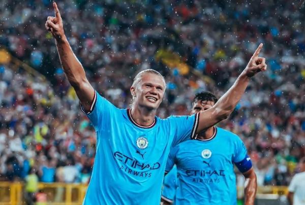 Muda Dan Berbahaya, Haaland Borong Dua Gol Untuk Manchester City