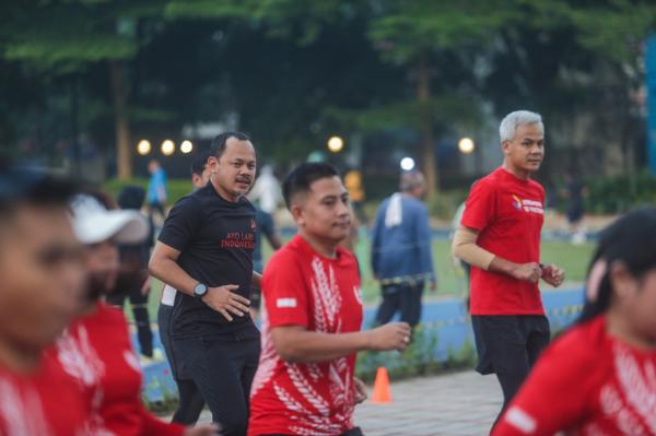 Foto-Foto Ganjar Pranowo Keliling Jalanan Sekitar Kebun Raya Bogor