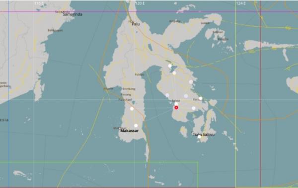 Gempa Magnitudo 2,9 Guncang Tanggetada Kolaka