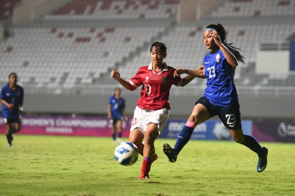 Piala AFF Wanita U-18 2022: Free Kick Sheva Imut Dipenghujung Babak Kedua Beri Timnas 6 Poin