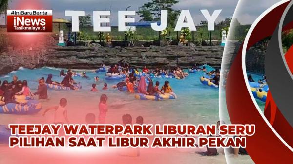 VIDEO: Sensasi Bermain Ombak di Wahana Air Teejay Waterpark Tasikmalaya