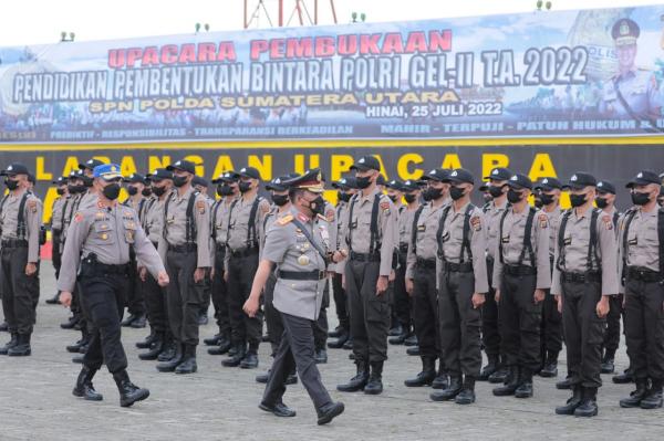 448 Siswa Ikuti Pendidikan di SPN Hinai Polda Sumut, Ini Pesan Irjen Panca