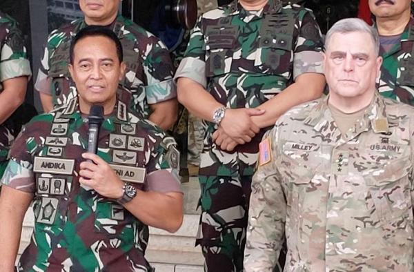 Jenderal Andika Terima Kunjungan Panglima Militer AS Setelah 14 Tahun Tak Datang