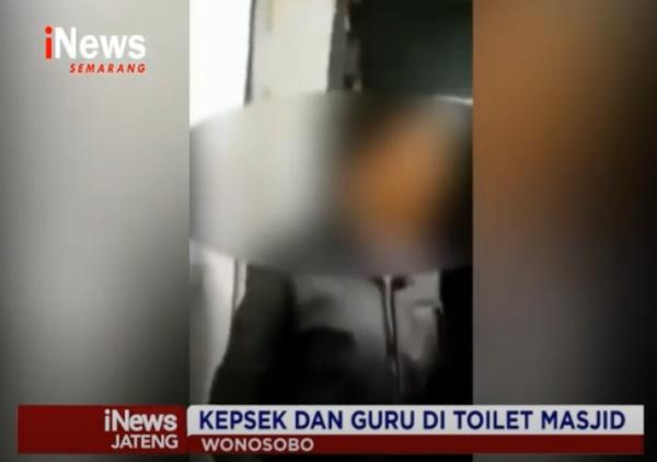 Video Oknum Kepala Sekolah Dasar di Kabupaten Wonosobo, Viral Sedang Berduaan Disebuah Toilet Masjid