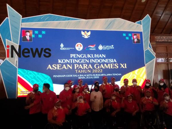 Menpora Kukuhkan Kontingen Indonesia Asean Para Games  2022