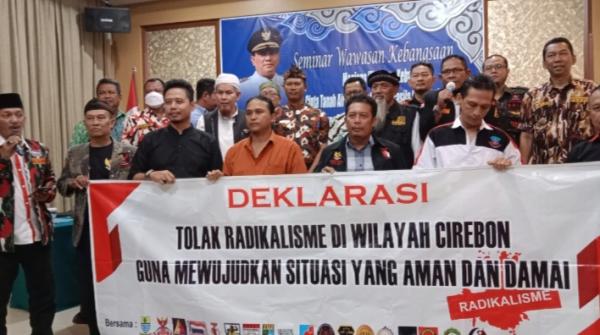 Ormas Kota Cirebon Deklarasi Anti Radikalisme, Siap Jaga NKRI