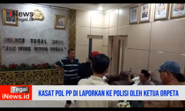 Video Kasatpol PP Kota Tegal Dilaporkan oleh Ketua Orpeta ke Polisi