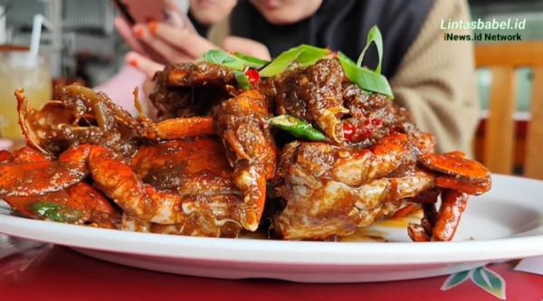Video, Enaknya Kuliner Kepiting Parrape Bugis di Rumah Makan Bang Good di Pangkalpinang