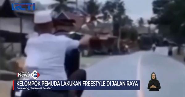 Bahayakan Pengguna Jalan, Aksi Freestyle Remaja di Poros Enrekang - Tana Toraja Diburu Polisi