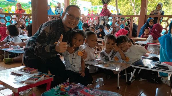 Gebyar Anak PAUD Kecamatan Namang, Algafry Sebut Wadah Anak Berkreasi