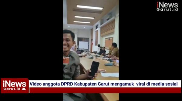 Banting Mic Berkali-kali Viral, Anggota Dewan Ini Ngamuk Tak Dihargai Ketua DPRD Garut