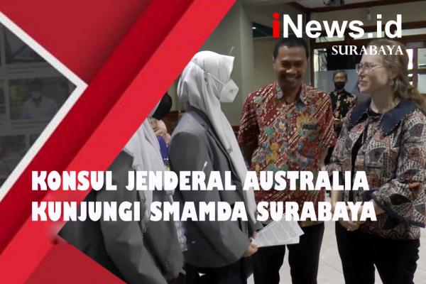 Konsul Jenderal Australia Kunjungi SMAMDA Surabaya