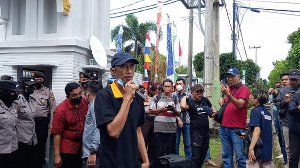 Aksi Solidaritas Anti Kekerasan Terhadap Pers, 3 Organisasi Wartawan Babel Mengadu ke Pusat