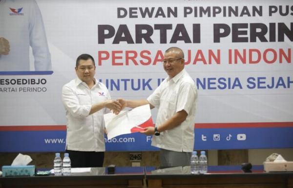 Harapan HT Usai Lantik Redi Nusantara sebagai Kabid Perdagangan dan Perindustrian Partai Perindo