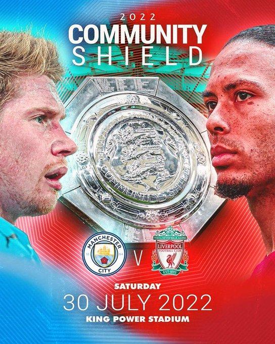 Link Live Streaming Final FA Community Shield Liverpool vs Manchester City