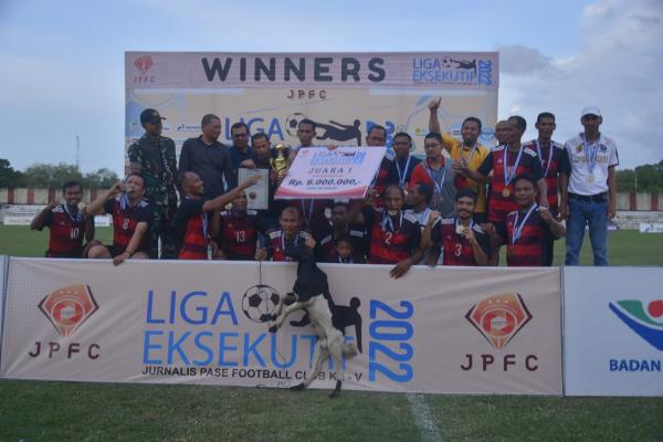 Pj Bupati Aceh Utara Tutup Liga JPFC, Pemkab FC Rebut Juara I Usai Kalahkan BAS FC