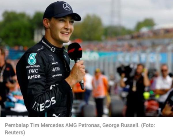 George Russell Rebut Pole Position di Kualifikasi F1 GP Hungaria 2022, Carlos dan Charles  Mengekor