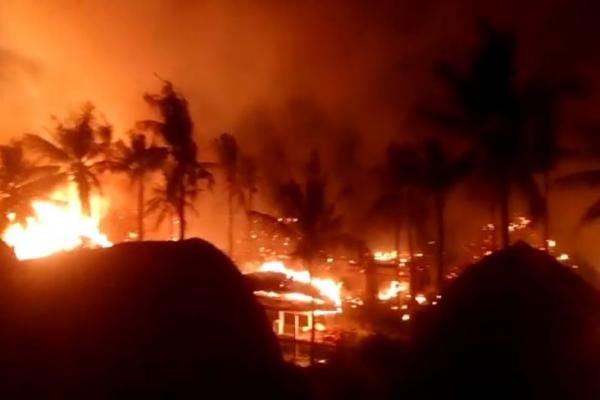 Hotel Mewah Terbakar di Gili Trawangan, Kerugian Miliaran Rupiah
