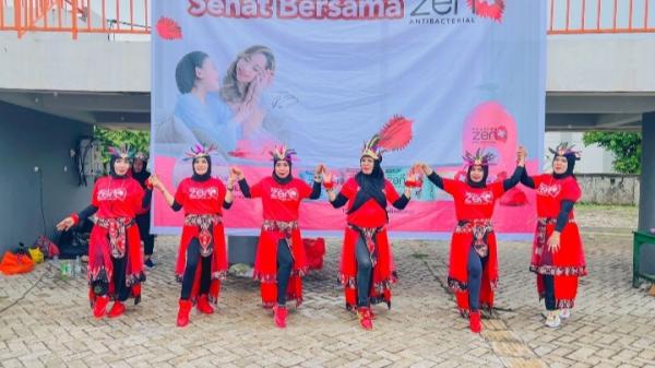 Komunitas Cinta Palopo Sukses Gelar Senam Bertabur Door Prize