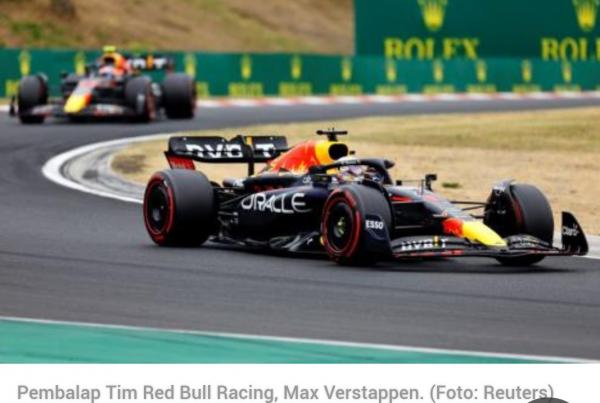 Max Verstappen Menang di Balapan F1 GP Hungaria 2022,  Duo Ferrari Gagal Podium