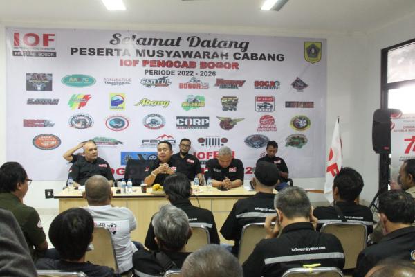 Terpilih Secara Aklamasi, Untung Purwadi Kembali Pimpin IOF Pengcab Bogor Periode 2022-2026