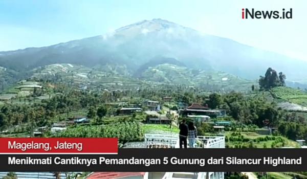 Pemandangan Lima Gunung Dari Silancur Highland