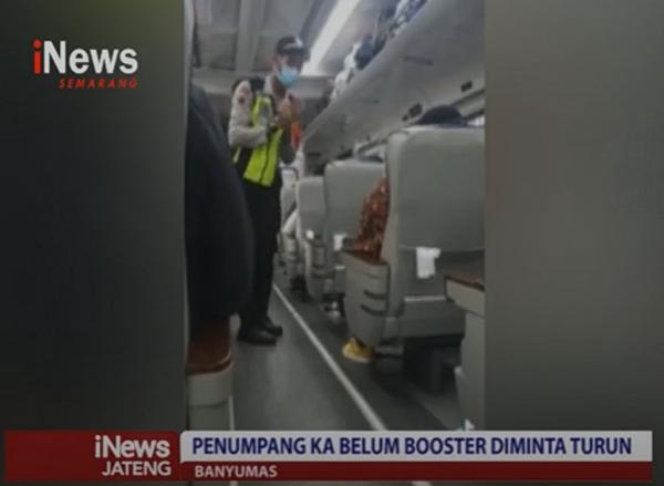 Langgar Aturan Prokes, Penumpang Diturunkan dari Kereta