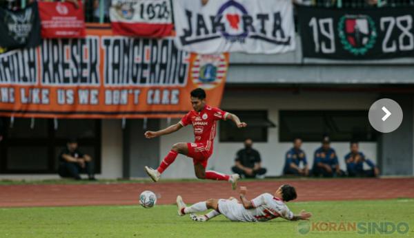 Persis Solo Dikalahkan Persija Jakarta dengan Skor 2-1
