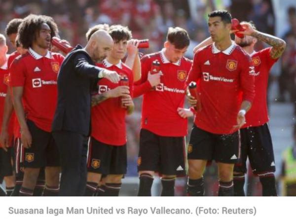 Manchester United Lawan Rayo Vallecano dengan Hasil  Imbang,  Diperkuat Cristiano Ronaldo