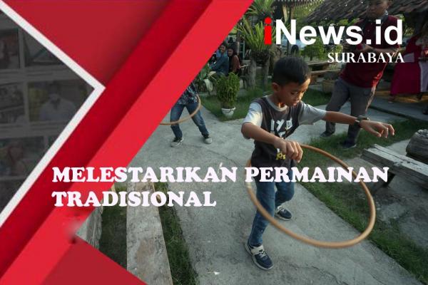 Video Asiknya Bermain Dolanan Jadoel di Waroeng Joglo Merah Putih Surabaya