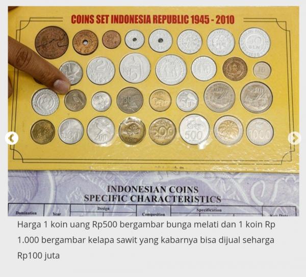 Bukan Rp100 Juta, Ternyata Segini Harga Uang Koin Rp1.000 Kelapa Sawit Jika Dijual