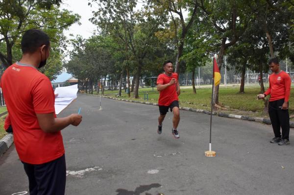 Uji Kemampuan Jasmani, Prajurit Kima Brigif 2 Marinir Laksanakan Samapta