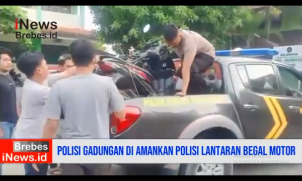 Video Anggota Polisi Gadungan Begal Motor, Diamankan Polisi
