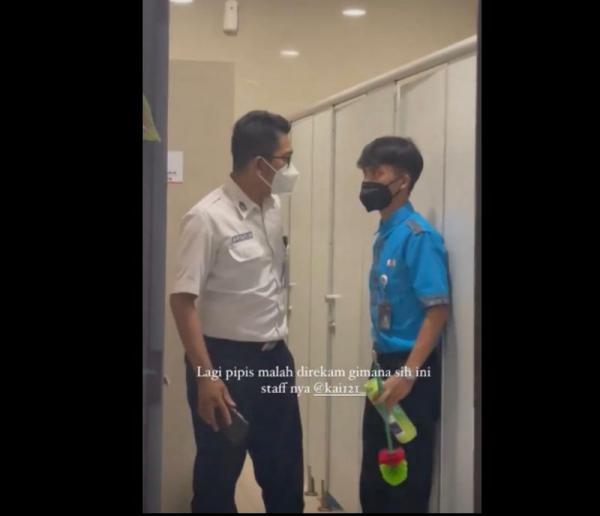 Viral Petugas Cleaning Service Rekam Wanita Pipis di Toilet Stasiun Ciamis