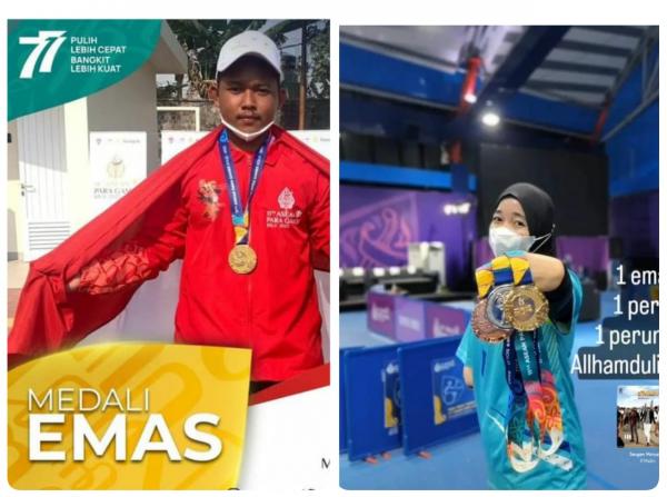APG XI 2022 Solo, Dua Atlet NPCI Indramayu Sumbang 5 Medali