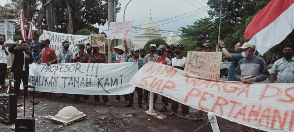 Sengketa Tanah di Desa Kalirejo Lampung Selatan, Pengadilan Negeri Kalianda di Geruduk Massa