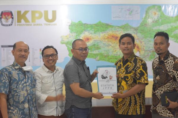Bahas Penguatan Pendidikan Pemilih, JPPR Jawa Tengah berkunjung KPU Jawa Tengah