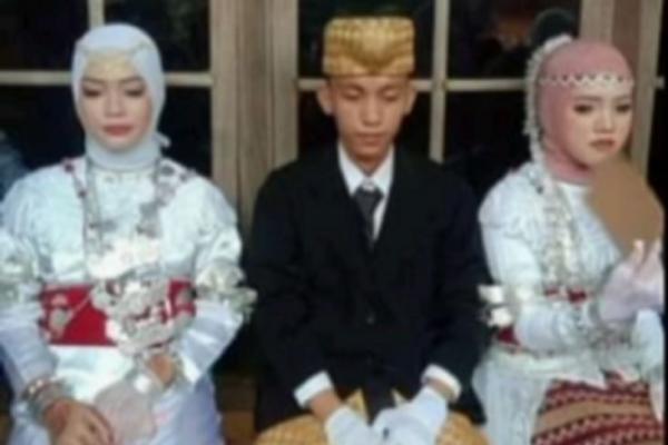 Pria di Lampung Utara Nikahi Dua Wanita Sekaligus Langsung Viral