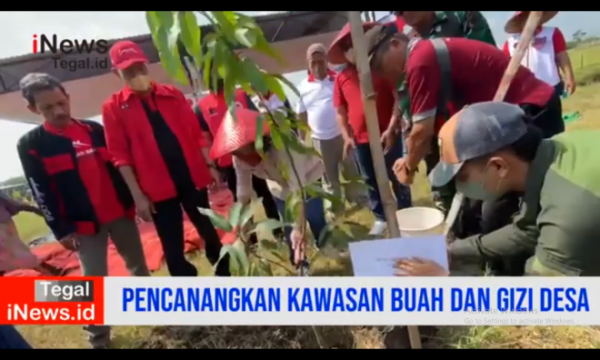 Video Dewi Aryani Canangkan Kawasan Buah & Gizi Desa di Kabupaten Tegal