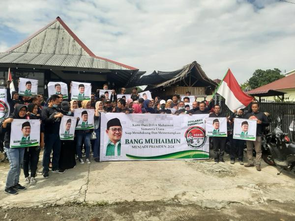 Driver Ojol di Medan Deklarasi Dukung Cak Imin Capres 2024