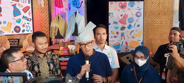 Menparekraf Sandiaga Semangati Pelaku Ekraf demi Terciptanya 1.1 Juta Lapangan Pekerjaan